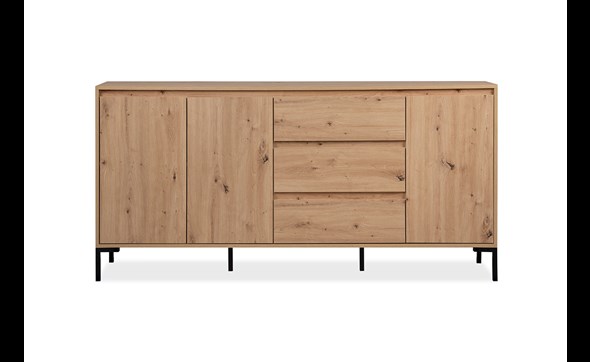 Dressoir-Korsika-51A-artisan-oak-frontal-Finori
