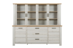 Dressoir-Vaisselier-Manosque-1J3G504+304-chene helvezia blanchi-01-Gautier