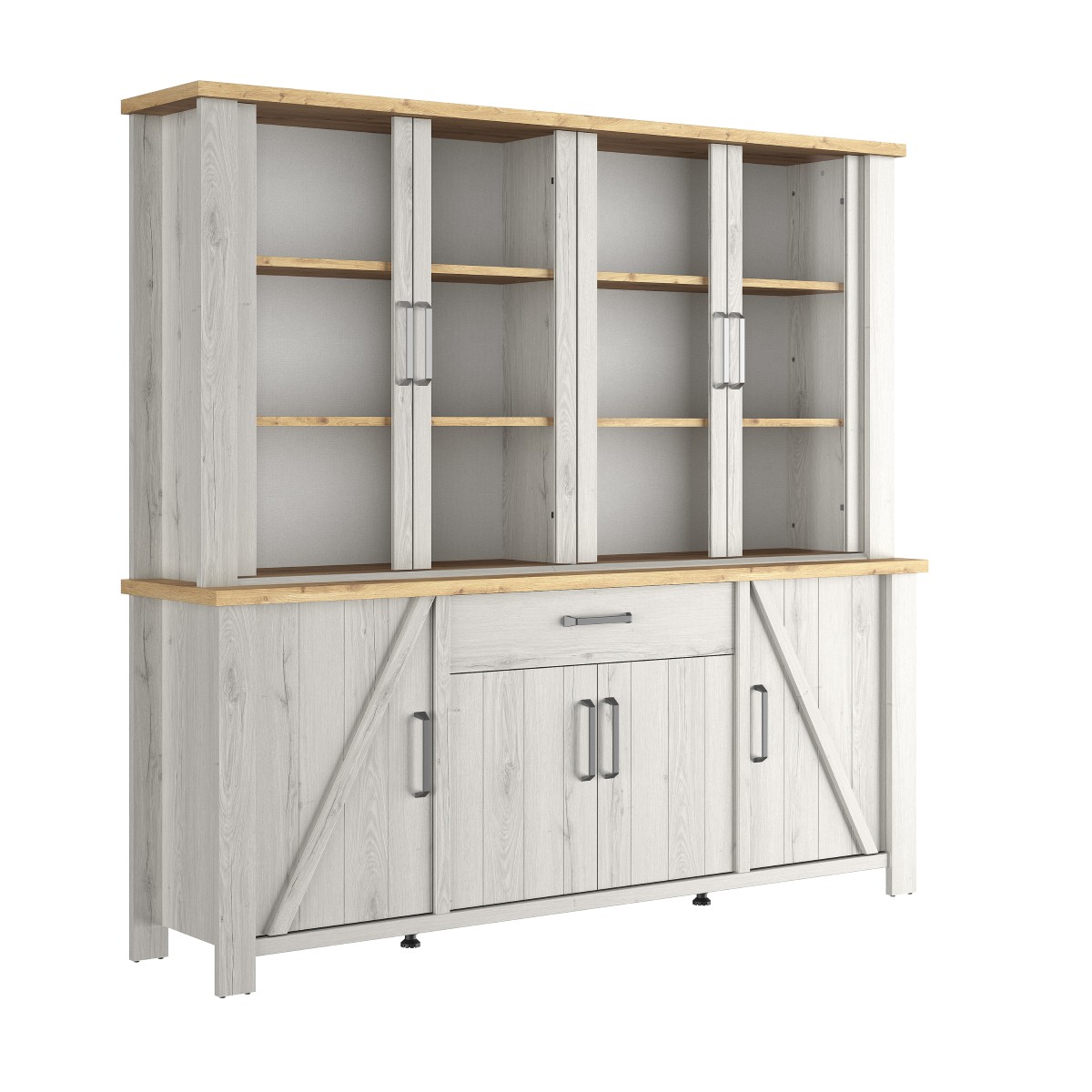 Dressoir-Vaisselier-Sequoia-1J3R504-1J3R340-Chene-Helvezia-Blanchi-01-Gautier