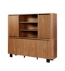Dressoir-vaisselier-Valerio-Noyer clair-01-Bauwens