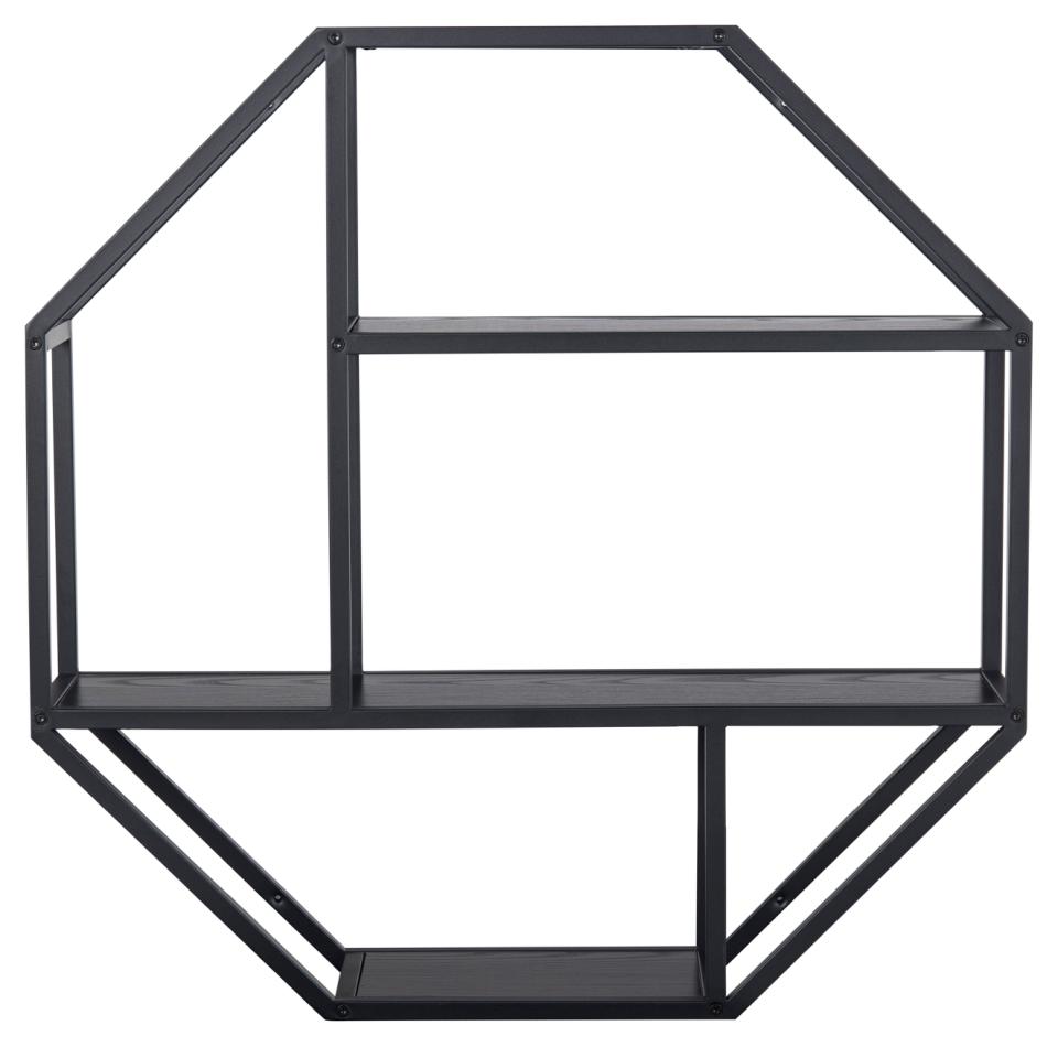 Etagère-murale-Seaford-89690-ash-black-base-metal-powder-coated-front-Actona