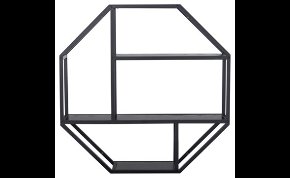 Etagère-murale-Seaford-89690-ash-black-base-metal-powder-coated-front-Actona