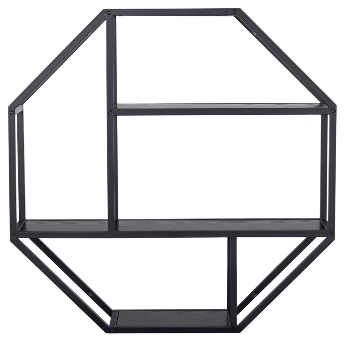 Etagère-murale-Seaford-89690-ash-black-base-metal-powder-coated-front-Actona