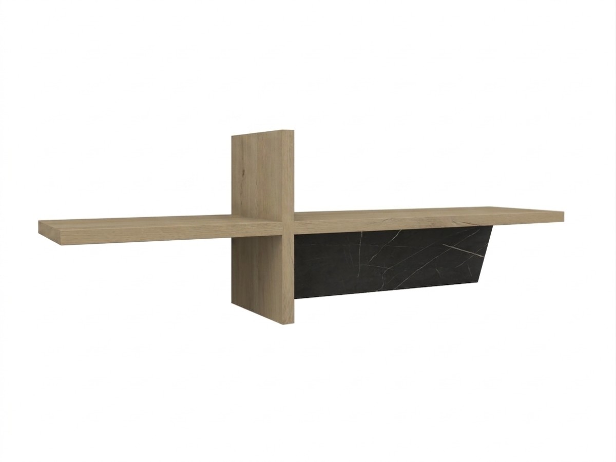 Etagere-Murale-Elencia-1J3S340-Chene-imitation-marbre-noir-01-Gautier