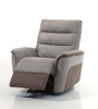 Fauteuil-Beluga-tissu-gris-beige-luba-silver-brown-relax-electrique-Comodi-Sofa