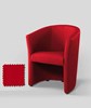 Fauteuil-Charlie-9750-simili-cuir-rouge-B03-65cm-Rousseau