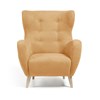 Fauteuil-Passo-tissu-jaune-S291J81·3A-front-Julia-Grup