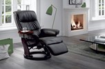 Fauteuil-Relax-Mia-cuir-pvc-noir-ambi-De-Eiken-Zetel