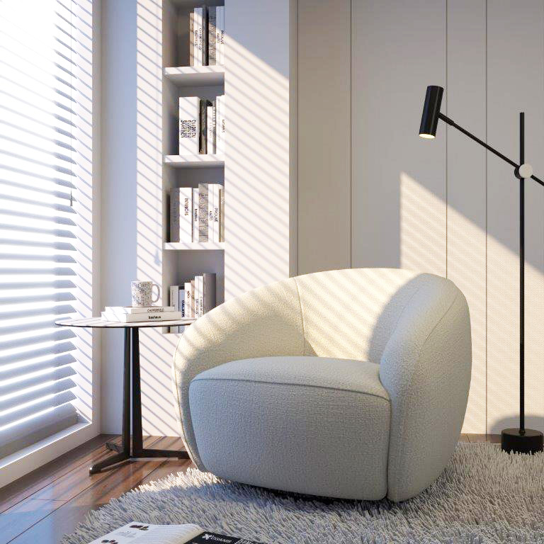 Fauteuil-Rondo-tissu-oasis-naturel-Medal
