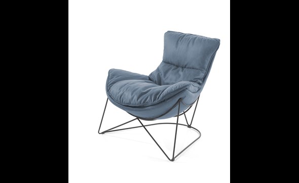 Fauteuil-Sunday-tissu-bleu-Comodi-Sofa