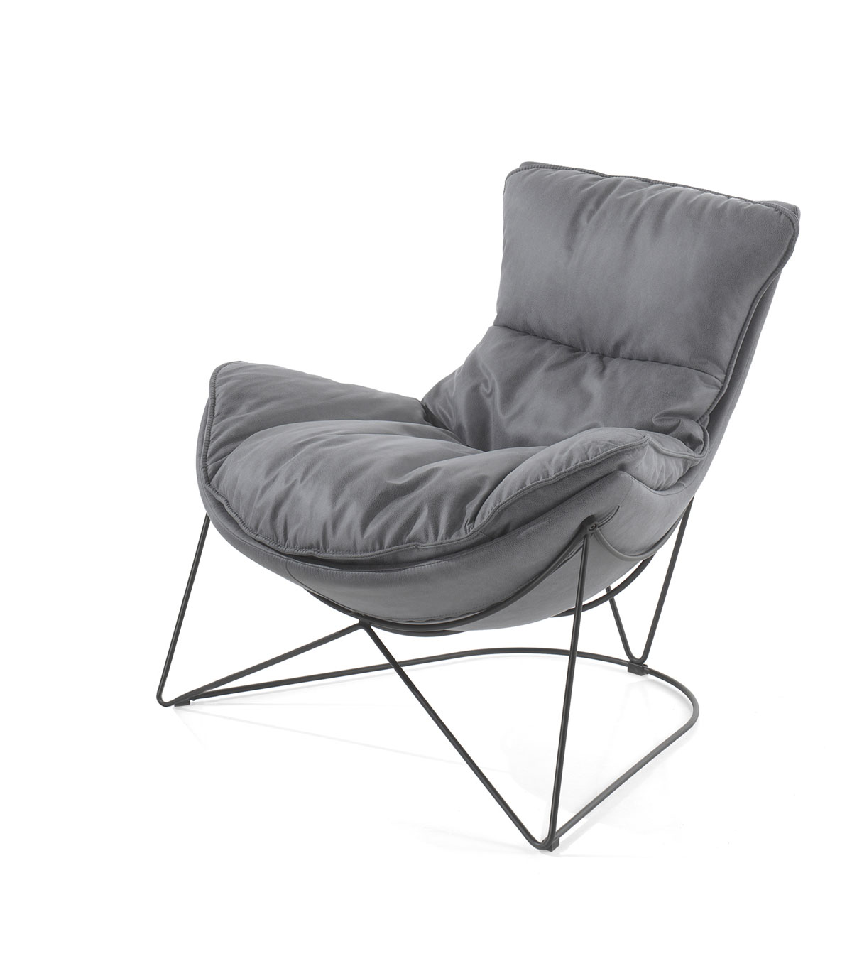 Fauteuil-Sunday-tissu-gris-Comodi-Sofa