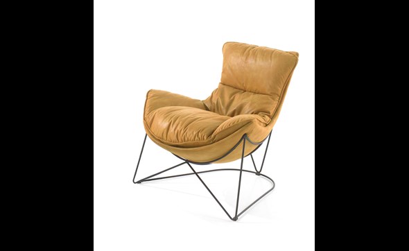 Fauteuil-Sunday-tissu-jaune-Comodi-Sofa