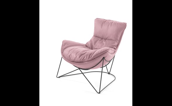 Fauteuil-Sunday-tissu-rose-Comodi-Sofa