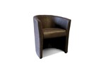 Fauteuil-appoint-9750-simili-cuir-gris-fonce-Rousseau