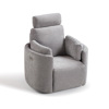 Fauteuil-relax-pivotant-Julie-Rock-Bis-Tissu-Sense-Gris-clair-01-Comodi-Sofa2