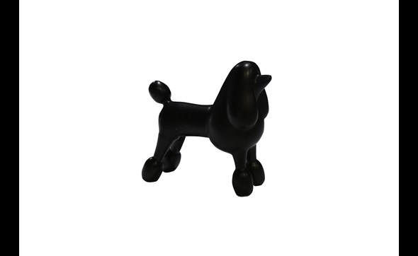 Figurine-CF194-H-chien-noirdeco-Comodi-Living