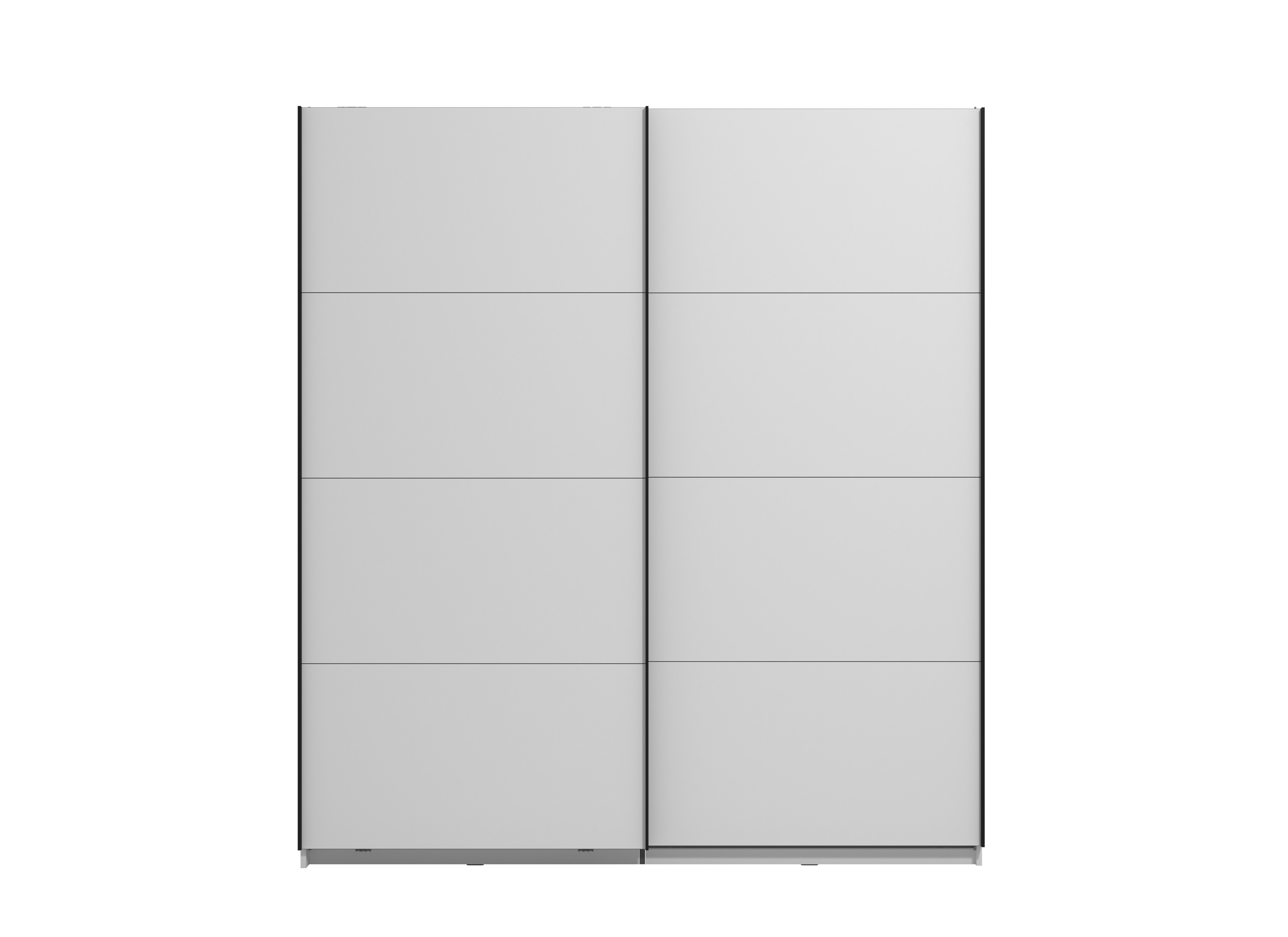Gard armoire 2 portes coulissantes chene blanc 02