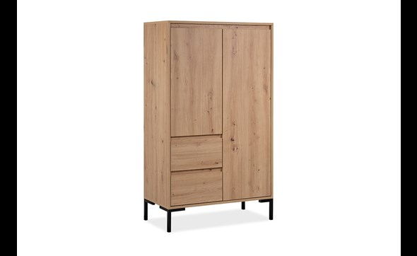 Highboard-Korsika-53A-artisan-oak-perspective-Finori