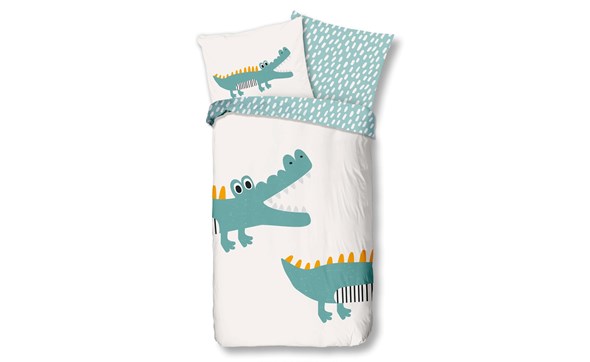 Housse-de-couette-Crocodile-7109-140x220-multi-good-morning-kids-Muller