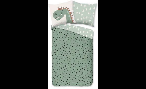 Housse-de-couette-Dino-7109-140x220-vert-good-morning-kids-Muller