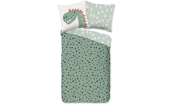 Housse-de-couette-Dino-7109-140x220-vert-good-morning-kids-Muller