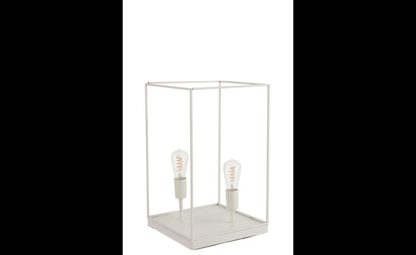 Lampe-2-Ampoules-Rectangulaire-Cadre-2955-Metal-Blanc-Large-01-Jolipa