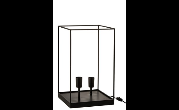Lampe-2-Ampoules-Rectangulaire-Cadre-2977-Metal-Noir-Large-01-Jolipa