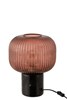 Lampe-Table-Yufo-5746-Verre-Marbre-Rouge-Noir-01-Jolipa
