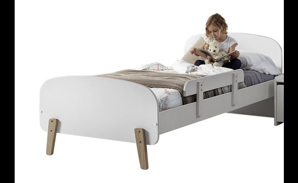Lit-1-personne-barriere-Kiddy-MDF-laque-blanc-90cm-KICO0314-Vipack
