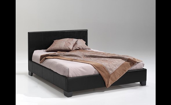 Lit-2-personnes-Roma-89514-2-simili-cuir-noir-sommier-140x200-Rousseau