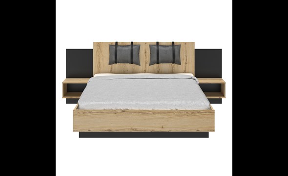 Lit-2-personnes-avec-coussins-Mimizan-decor-helvezia-chene-front-Gautier