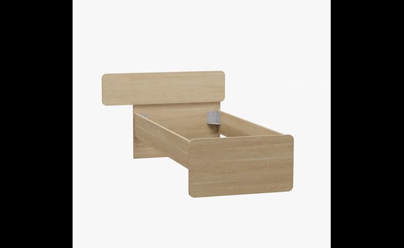 Lit-90cmXL-Lago-decor-bois-sand-oak-Meubar