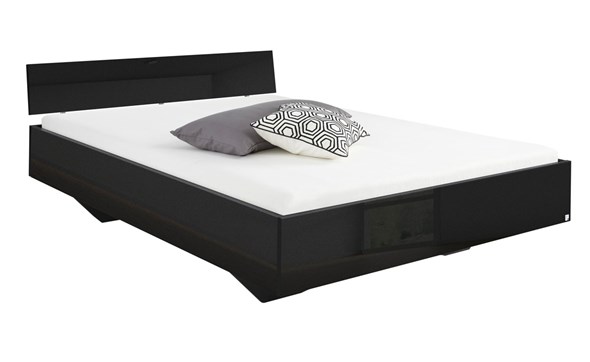 Lit-Phoenix-tetieres-AD681-effet-gris-brillant-140x200cm-Rauch