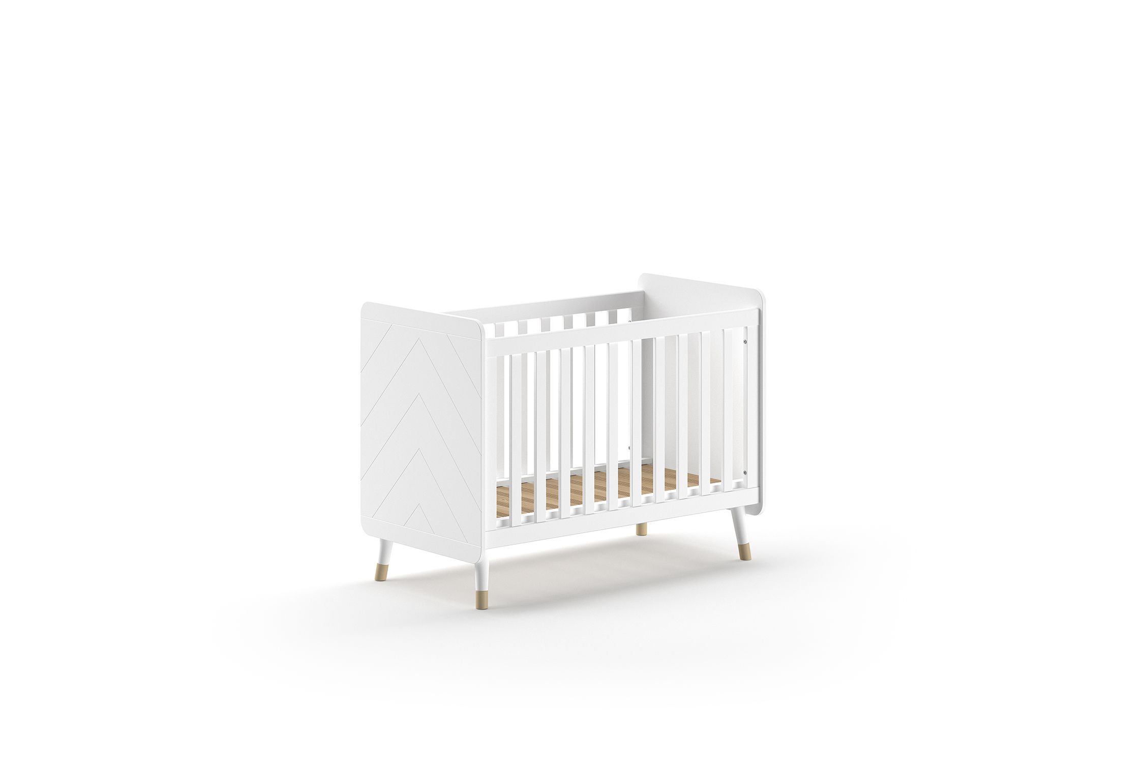 Lit-bebe-Billy-BIBB6014-papier-decor-blanc-Vipack