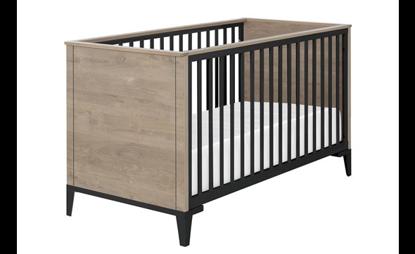 Lit-bebe-Marcel-decor-chene-noir-Gautier