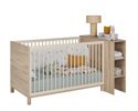 Lit-bebe-tranformable-avec-tete-de-lit-Calypso-decor-chene-du-bocage-Gami