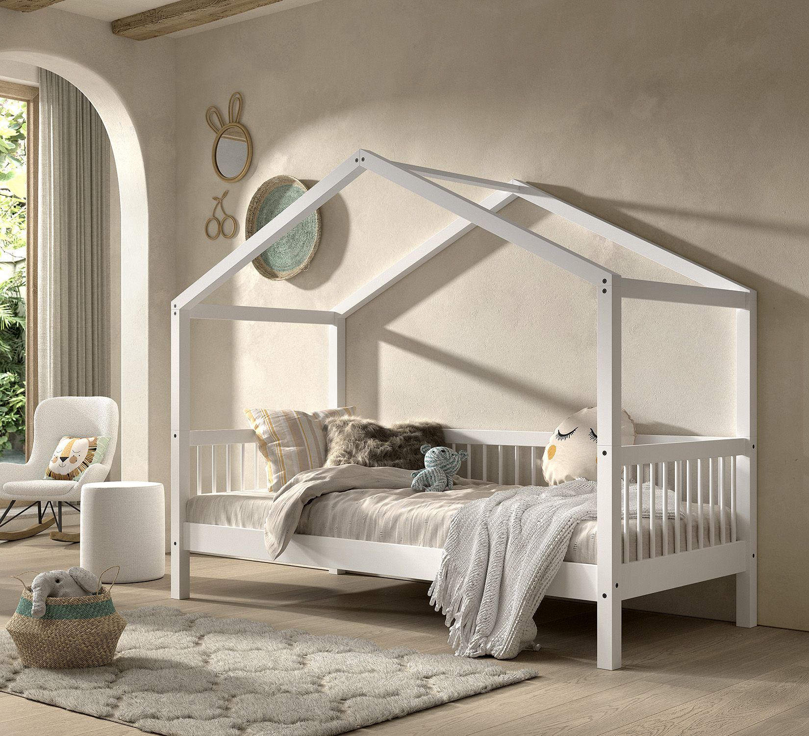 Lit-cabane-huisbed-Forrest-decor-bois-hetre-blanc-FOHB9014-02-Vipack