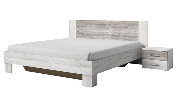 Lit-chevets-Vera-decor-arctic-pine-bright-dark-160x200cm-Helvetia
