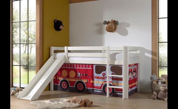 Lit-compact-toboggan-textile-fire-truck-Pino-PICOHSGB14510-blanc-Vipack