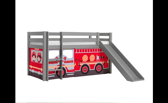 Lit-compact-toboggan-textile-fire-truck-PinoPICOHSGB17510-gris-Vipack