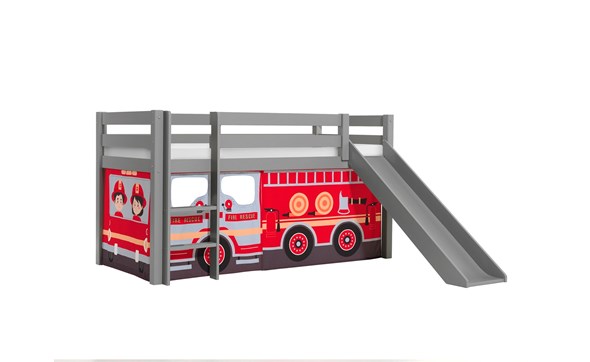 Lit-compact-toboggan-textile-fire-truck-PinoPICOHSGB17510-gris-Vipack
