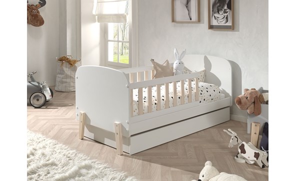 Lit-enfant-tiroir-KICOTDRB14-Kiddy-MDF-laque-blanc-Vipack