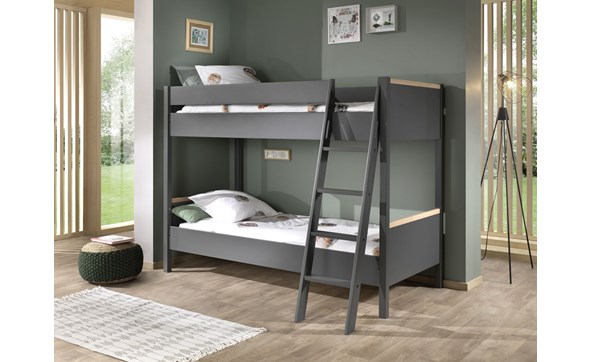 Lit-superpose-London-bois-anthracite-LDSB9080-ambi-Vipack