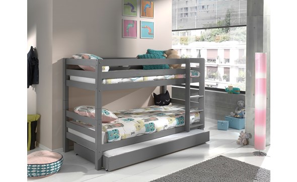 Lit-superpose-Pino-LIT-TIROIR-PICOSBRB17-gris17-hauteur140cm-Vipack