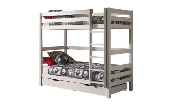 Lit-superpose-tiroirs-Pino-blanc14 bois-pin-hauteur180cm-PISBOL14-stapelbed-Vipack