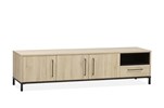 Meuble TV-3-portes-Bridge-decor-fresh-oak-old-piano-198cm-Maxfurn