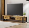 Meuble-TV- Eden-decor-papier-coloris-jesion-portland-dab-artisan-161cm-Divaco