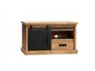 Meuble-TV-1-porte-1-tiroir-Industry-lamulux-manguier-110cm-Maxfurn