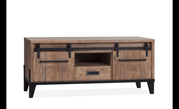 Meuble-TV-2-portes-1-tiroir-Vigo-lamulux-manguier-153cm-Maxfurn