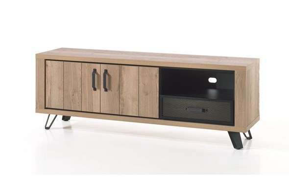 Meuble-TV-2-portes-Andes-decor-bois-chene-metal-180cm-02-Comodi-Living